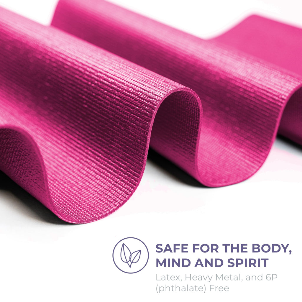 Voyage 5mm Studio Yoga Mats, 6 Pack, 72x24in