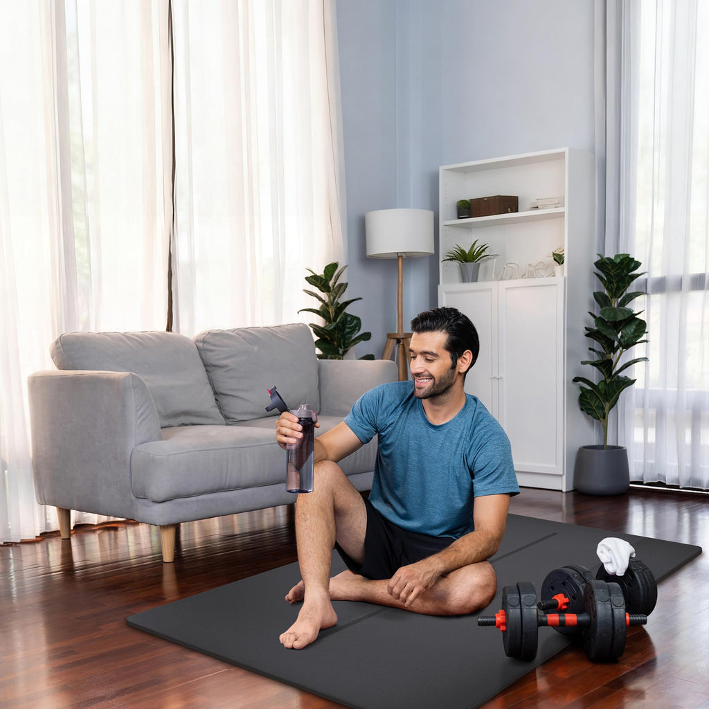 Gogokiwi Extra Large Yoga Mat 6'x4', Thick Exercise Mats for Home Workout