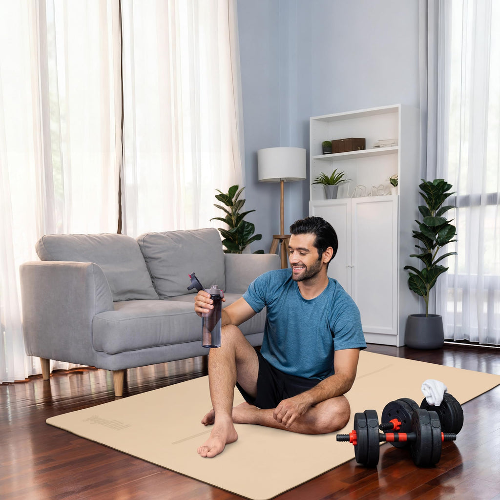 Gogokiwi Extra Large Yoga Mat 6'x4', Thick Exercise Mats for Home Workout