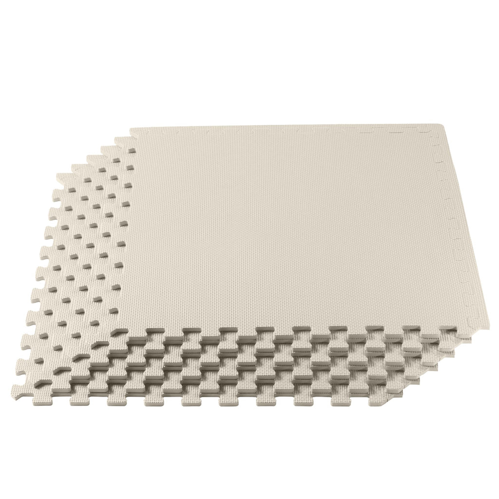 We Sell Mats 3/8" Thick Multipurpose EVA Foam Exercise Floor Mat, Interlocking Tiles, Anti-Fatigue for Home or Gym