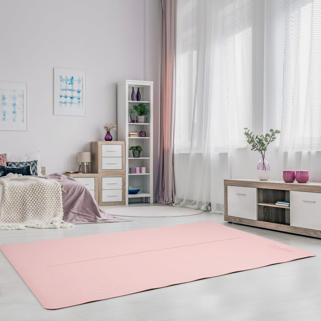Gogokiwi Extra Large Yoga Mat 6'x4', Thick Exercise Mats for Home Workout