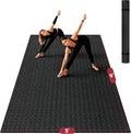 VTORY Extra Large Yoga Mat - 6'x4'/7'x5'/8'x5'/9'x5'x6mm (1/4inch)