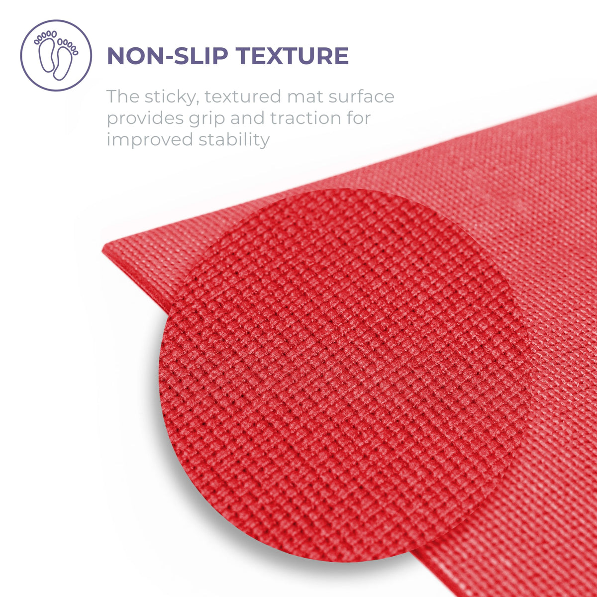 Voyage 5mm Studio Yoga Mats, 6 Pack, 72x24in
