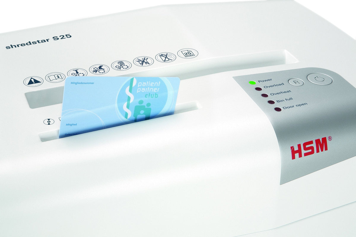 HSM shredstar X14 Cross-Cut Shredder; Shreds Up to 14 Sheets; 6.1-Gallon Capacity Shredder White | HSM1057W