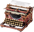 ROKR Typewriter 3D Wooden Puzzles for Adults Building Model (Magic Red)