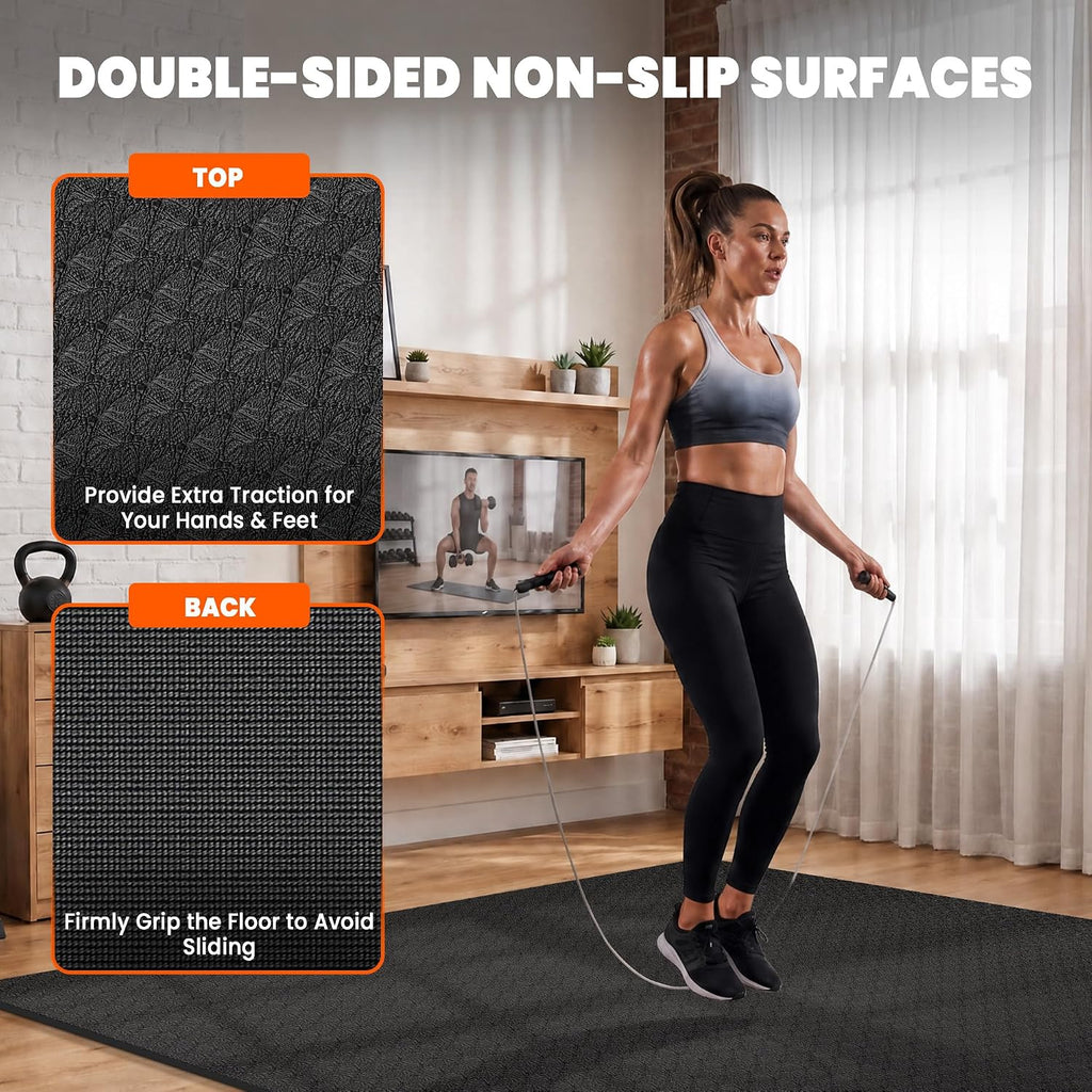 Stepwaver Extra Large Exercise Mat - 7'x5'/8'x5'/9'x5'/10'x5'x10mm