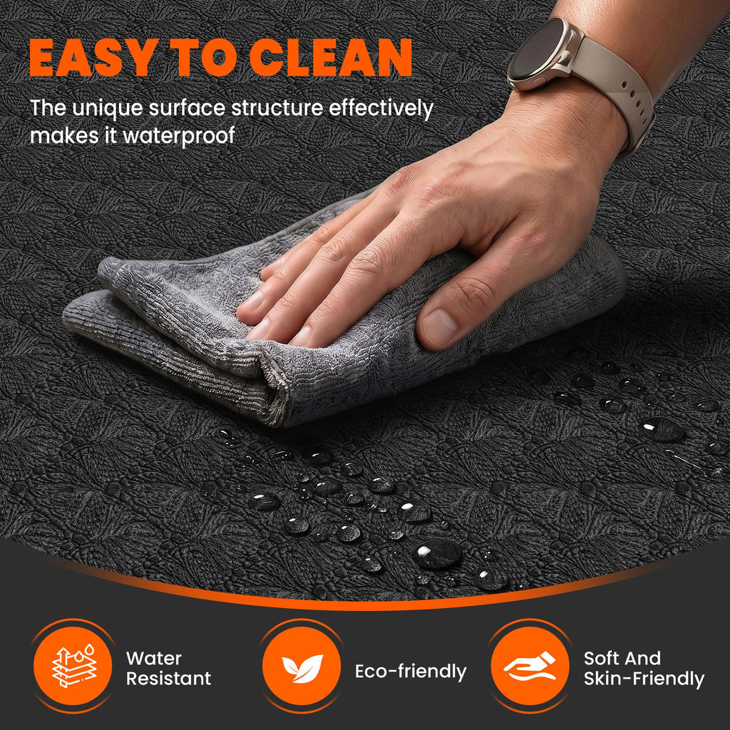 Stepwaver Extra Large Exercise Mat - 7'x5'/8'x5'/9'x5'/10'x5'x10mm